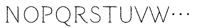 Lead Pencil StdN F Lead Pencil StdN HB Font UPPERCASE