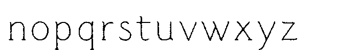 Lead Pencil StdN F Lead Pencil StdN HB Font LOWERCASE