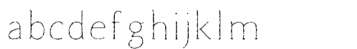 Lead Pencil StdN F Lead Pencil StdN H FONT