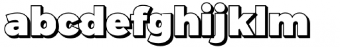 Leafco Shadow Regular Font LOWERCASE