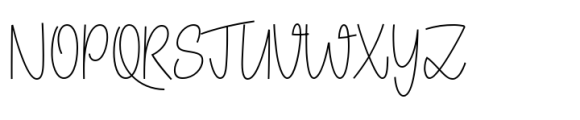 Leafmist Thin Font UPPERCASE