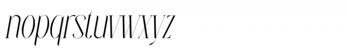Leal Italic Font LOWERCASE
