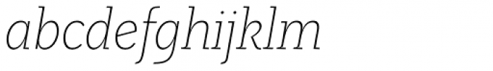 LeanO FY Light Italic Font LOWERCASE