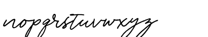 Leathery Font LOWERCASE