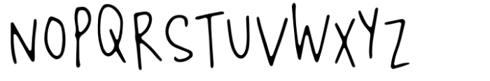 Leaves and Twigs Regular Font LOWERCASE