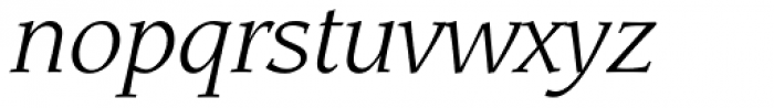 Leawood Book Italic Font LOWERCASE