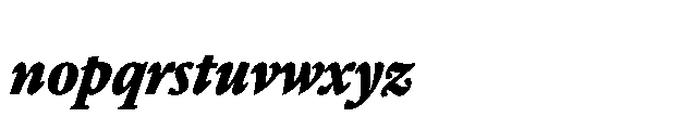 Lebecque Black Italic Font LOWERCASE