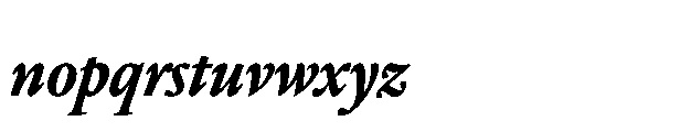 Lebecque Bold Italic Font LOWERCASE