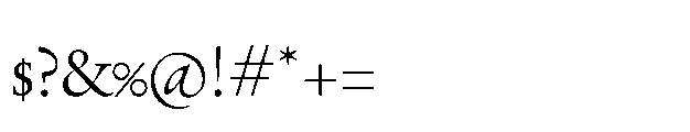 Lebecque Light Font OTHER CHARS