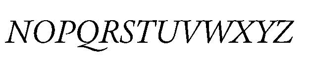 Lebecque Regular Italic Font UPPERCASE