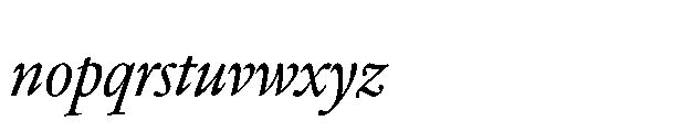 Lebecque Regular Italic Font LOWERCASE