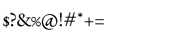 Lebecque Regular Font OTHER CHARS