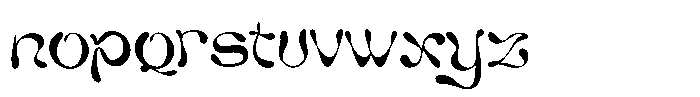 Leborna Font LOWERCASE
