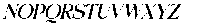 Lebronne Italic Font UPPERCASE