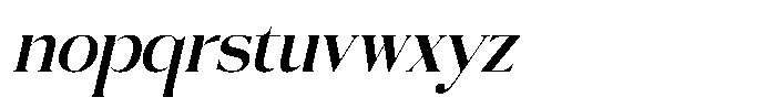 Lebronne Italic Font LOWERCASE
