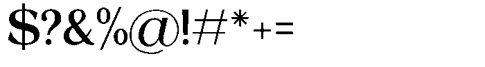 Lebronne Regular Font OTHER CHARS