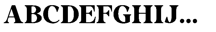 Lecaria Font UPPERCASE