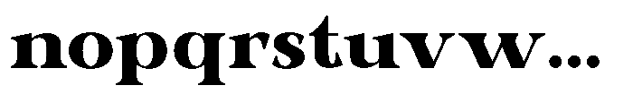 Lecaria Font LOWERCASE