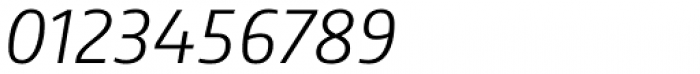 Lech Sans 46 Light Italic Font OTHER CHARS