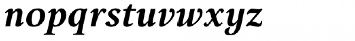 Lectio B Extra Bold Italic Font LOWERCASE