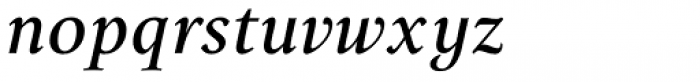 Lectio B Italic Font LOWERCASE