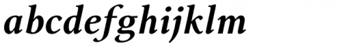 Lectio Extra Bold Italic Font LOWERCASE