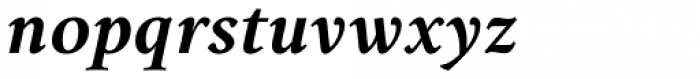 Lectio Extra Bold Italic Font LOWERCASE