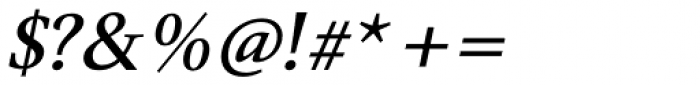 Lectio Semi Bold Italic Font OTHER CHARS