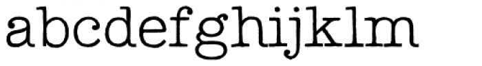 Lectra Light Font LOWERCASE