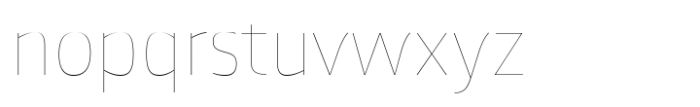 Lecturia Hairline Font LOWERCASE