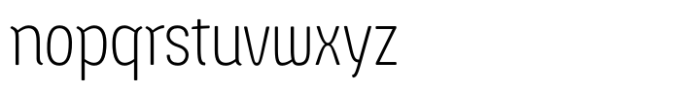 Ledare Extra Light Font LOWERCASE