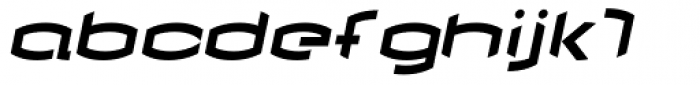 Leenyx AX Bold Italic Font LOWERCASE