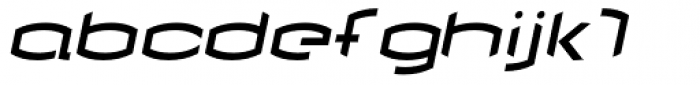 Leenyx AX Italic Font LOWERCASE