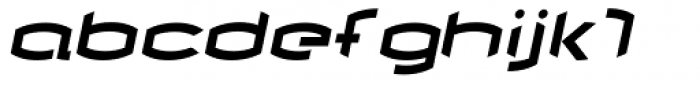 Leenyx BX Bold Italic Font LOWERCASE