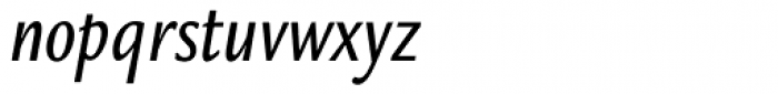 Legacy Sans Condensed Medium Italic Font LOWERCASE