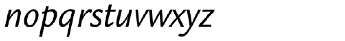 Legacy Sans OS Book Italic Font LOWERCASE