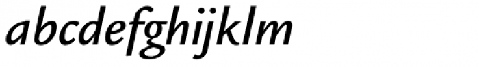Legacy Sans OS Medium Italic Font LOWERCASE