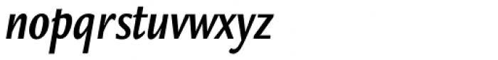 Legacy Sans Pro Condensed Bold Italic Font LOWERCASE