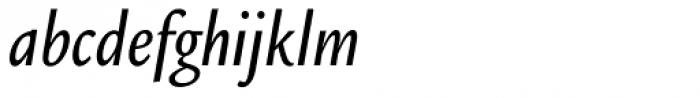 Legacy Sans Pro Condensed Medium Italic Font LOWERCASE