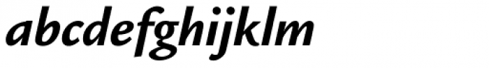 Legacy Sans Std Bold Italic Font LOWERCASE