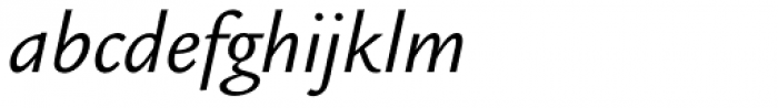 Legacy Sans Std Book Italic Font LOWERCASE