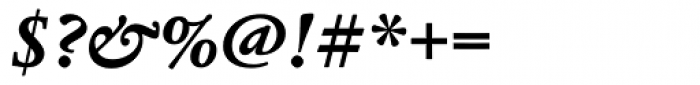 Legacy Serif Bold Italic Font OTHER CHARS