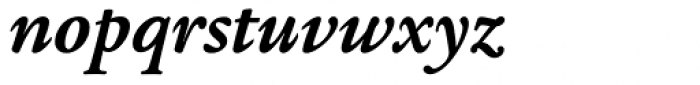 Legacy Serif Bold Italic Font LOWERCASE