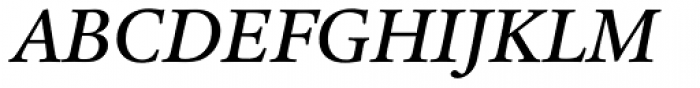 Legacy Serif Medium Italic Font UPPERCASE