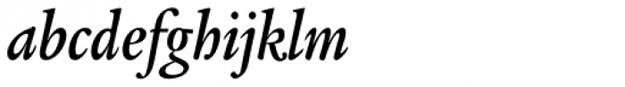 Legacy Serif Pro Bold Condensed Italic Font LOWERCASE