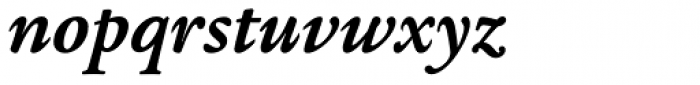 Legacy Serif Pro Bold Italic Font LOWERCASE