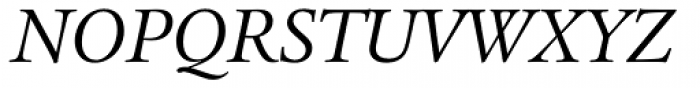 Legacy Serif Pro Book Italic Font UPPERCASE