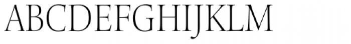 Legacy Serif Pro ExtraLight Condensed Font UPPERCASE