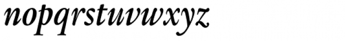 Legacy Serif Std Bold Condensed Italic Font LOWERCASE