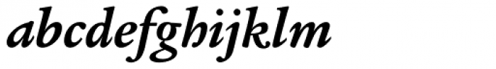 Legacy Serif Std Bold Italic Font LOWERCASE